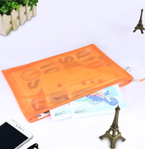 Bán Buôn Frosted Không Thấm Nước PVC Tập Tin Túi 30Pcs Lưới Dây Kéo Pouch Thư Mục Rõ Ràng Nhựa Hóa Đơn Tài Liệu Pouch Lưới Dây Kéo Tập Tin Túi - Product Image 2