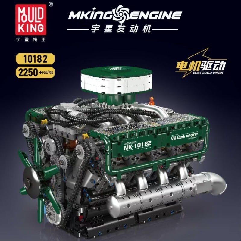 Motor de tanque Yuxing 10182 v8 (incluido el motor)