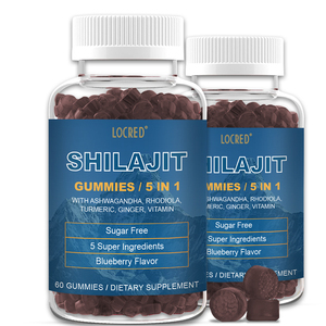 OEM Private Label Shilajit Gummies mit 5 Super Ingredients Energie und Vitalität Gehirn funktion für Erwachsene - Product Image 1