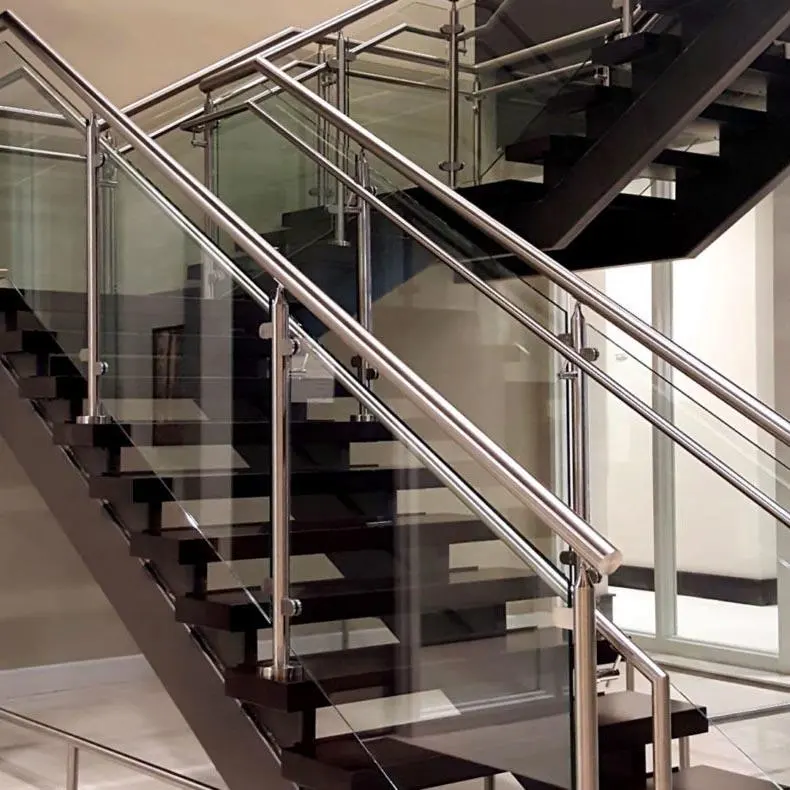 Débardeur en acier inoxydable, robuste et de haute qualité, système commercial d'escalier de balustrade, offre spéciale