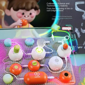 Giocattoli fisici elettrici fai da te per bambini 3-9 anni di esperienza scientifica educativa Set di musica elettronica per bambini - Product Image 3