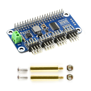 <strong>Raspberry</strong> <strong>Pi</strong> Servo Driver HAT for <strong>Raspberry</strong> <strong>Pi</strong> 16-Channel 12-bit I2C Interface Right Angle Pin Header for RPI 5 4B 3B+ Zero