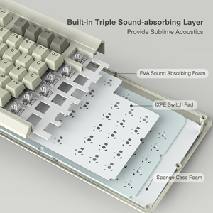 75% Gaming <strong>Keyboard</strong> with OLED Display&amp;Knob, M87 Pro Bluetooth 5.1/2.4GHz /USB-C Wireless Mechanical <strong>Keyboard</strong> with <strong>Custom</strong> Switch - Product Image 4