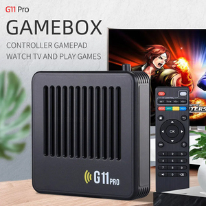G11 Pro Game Box Console per videogiochi Dual player costruito in 20000 + giochi retrò Gamepad Wireless Wireless 4K HD TV BOX bastone da gioco - Product Image 1