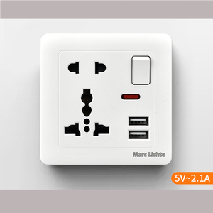 เต้ารับติดผนังแบบ USB TAP C คู่พร้อม GPO และ Power Point 3ขาซึ่งจัดอันดับ16A IP54 2พอร์ตมาตรฐานออสเตรเลีย - Product Image 4