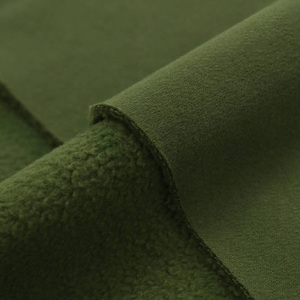 Toptan ağır karışımlı kış polar kürk sıcak çok düz renk fransız terry örgü kazak <span class=keywords><strong>cvc</strong></span> pamuk polyester kumaş