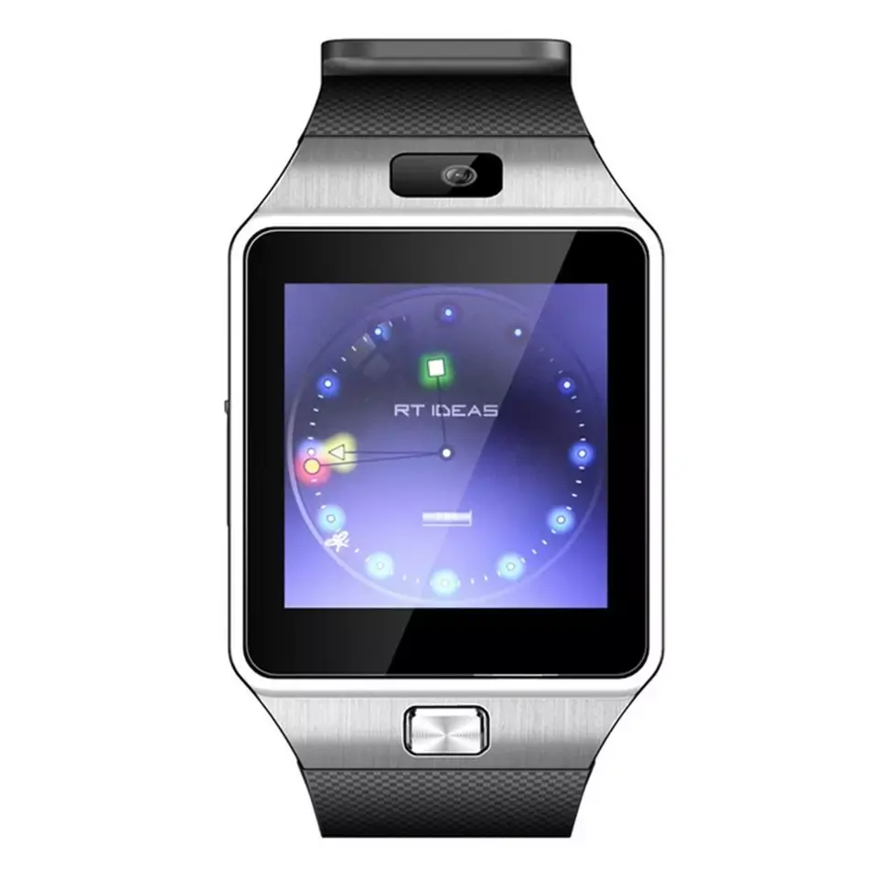 스마트 시계 DZ09 디지털 전화 카메라 Sim TF 카드 스포츠 터치 스크린 방수 피트니스 트래커 Reloj 손목 시계