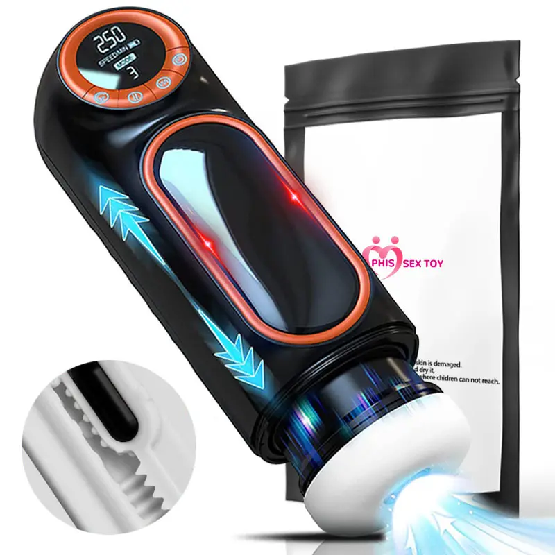 Automatic Sucking Male Masturbators Cup device Sex Toys Adult Goods Vibration Masturbation Equipment Machine for Men