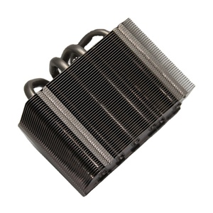 Factory Black Anodized IC PCB Amplifier Processor <strong>70</strong> W *11 H *180 L Mm China ISO 6063 Aluminum Profile Custom Design <strong>Heatsink</strong>
