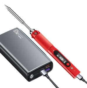 Электрический паяльник студенческий USB умный паяльник Программирование термостат с цифровым дисплеем паяльник - Product Image 3