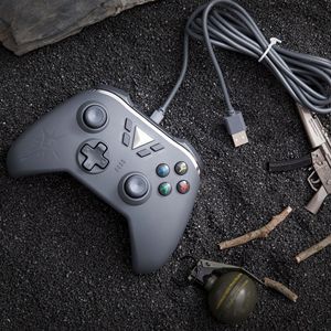 RTS M1 kablolu x-box bir USB kablolu Gamepad x-box için bir/serisi x/S/PC kulaklık jakı ile AUX 3.5MM JOYSTICK uzaktan - Product Image 4