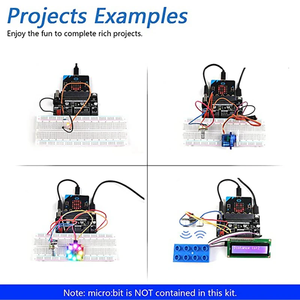 Micro:Bit V1.5 Placa DE DESARROLLO Micro:Bit Smart Car Kit/Qtruck/Python Education BBC Microbit Robot programable para bricolaje - Product Image 5