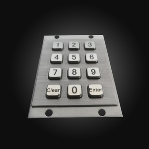 機械式キーボードスイッチ用のキオスク金属キーパッドステンレス鋼用ファクトリーダイレクト3x4 Number12キー - Product Image 3