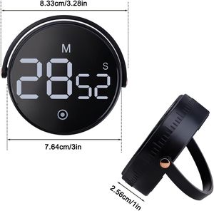 Timer da cucina con Timer digitale per conto alla rovescia magnetico conto alla rovescia sveglia con allarme forte e regolabile per bambini in classe - Product Image 2