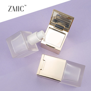 Glass Foundation <strong>Bottle</strong> 30 ml Private Label Waterproof Makeup <strong>Liquid</strong> Foundation <strong>Bottle</strong> <strong>Make</strong> <strong>up</strong> with Mirror Gold - Product Image 1