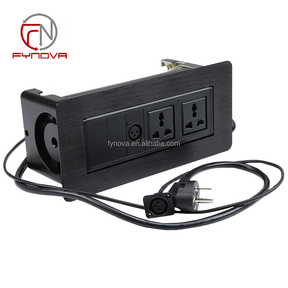 Black, 2 AC Powers+1 CAN