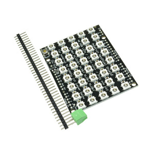 Fabbrica 8x5 40 WS2812 LED SMD5050 RGB pannello a colori a colori scheda Driver modulo Display a Led fai da te matrice LED indirizzabile - Product Image 3