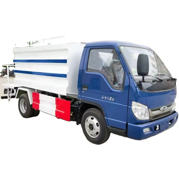 O caminhão de aspersão Futian A8 ton é usado para descarga de estradas, verdeamento de árvores, irrigação de gramados