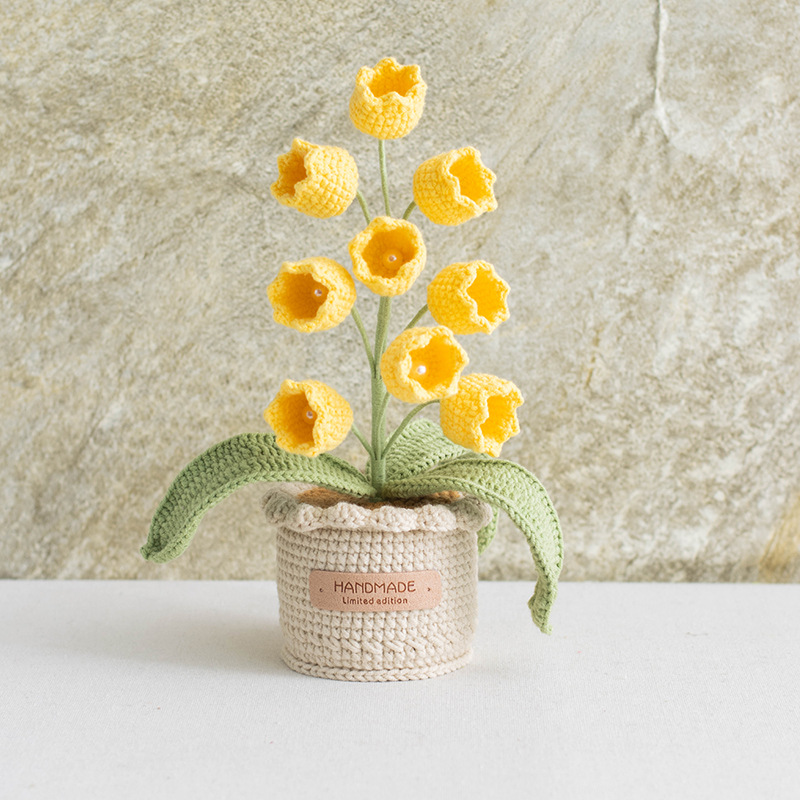 9 têtes de muguet jaune