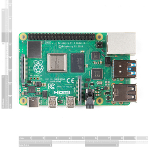 Raspberry Pi 4 Modell B 4GB Sdram Single Board Computer BCM2711 Quad-Core Cortex-A72 Development Board