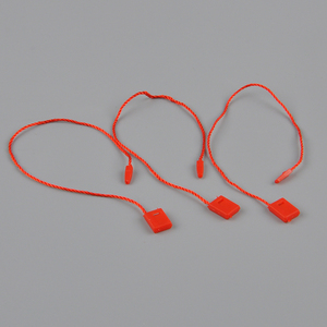 2021 New Arrival 7 Inch Red Square Hanging Tablets Label <strong>String</strong> Fashion <strong>Tag</strong> Rope <strong>Loop</strong> Plastic <strong>Tag</strong> Rope for Clothing - Product Image 4