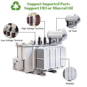 שלוש שלב אלקטרוני סרוו שנאי שמן 200 kva transformer f3 פאזת הפצת שמן חיצונית שקועה שנאי