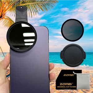 Filtro Universal Circular Polarizador Lente Filtro Teléfono celular Lente Accesorio Kit Incluye CPL Lente y Clip 52mm CPL - Product Image 1