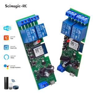 Tuya App <strong>Remote</strong> <strong>Control</strong> <strong>Wifi</strong> Wireless Smart Switch Relay Module 2 Channel <strong>Wifi</strong> Relay Switch RF Receiver 7-32V 12V 24V AC DC DIY - Product Image 6