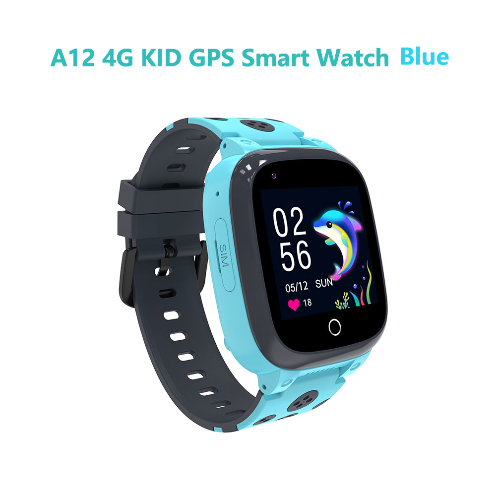 A12-4g-gps-KID-SMART-WATCH bleu