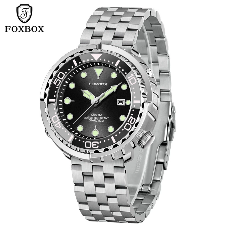 Steel Strap Black and Silver