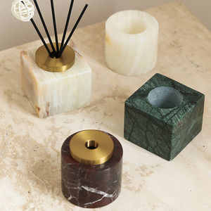 आकस्मिक स्कैंडेनवियन प्राकृतिक संगमरमर अरोमाथेरेपी डिफ्यूज़र स्टिक घर बाथरूम रचनात्मक धूप - Product Image 5