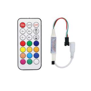 SK6812/WS2812B/WS2801/APA102 HA CONDOTTO LA Striscia LED 21 tasti IR Controller Digitale DC5-24v - Product Image 1