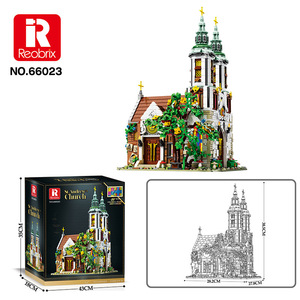 Reobrix 66023โบสถ์เซนต์แอนดริวโมเดลถนนแบบแยกส่วนชุดของเล่น DIY สำหรับผู้ใหญ่บล็อกของเล่นเพื่อสร้างความคิดสร้างสรรค์ของขวัญสำหรับเด็กอิฐ - Product Image 5