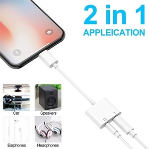 タイプCオスから3.5mmおよびタイプCメス1入力2出力オーディオスプリッターforiphone XS MAX XR X 7 8 Plus 11,11 pro、11 pro max - Product Image 2