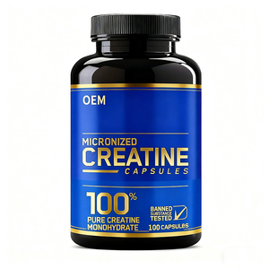 Private Label puro micronizzato creatina capsule muscolo costruttore di allenamento integratore per gli atleti OEM - Product Image 1