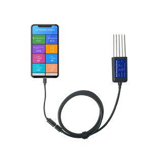 Mobiler Boden überwachungs sensor Hochpräziser Boden NPK Temperatur und Luft feuchtigkeit 8-in-1-Sensor - Product Image 4