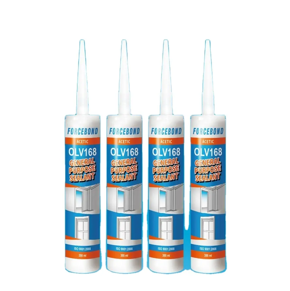 GP Silicone Sealant Acetoxy Gap Filler Keo Dán Silicone Chống Thấm Cho Kính Và Nhôm OEM Có Sẵn