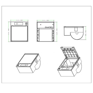 80mm Embedded Printer Thermal Panel Receipt Printer With 12-24V Automatic Paper Cutting Thermal Printer Module - Product Image 5