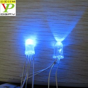 Fabrik 5mm runde 4 Beine LED RGB Diode ultra hoch helle gemeinsame Anode gemeinsame Kathode mit wasser klarer Linse Milch diffuse Linse - Product Image 4