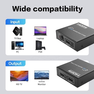 Scatola 1.4 SY 4k 1x2 HDMI con per due uscite HDMI 4K Splitter da 1x2 a 2x dual 1 in 2 fuori 1x2 porta 2 vie Splitter HDMI
