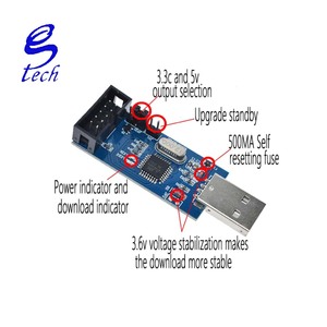 USB ASP ATMEGA8 ATMEGA128 USBASP USBISP AVR programmatore USB ISP supporto Win7 64 ATMEGA8