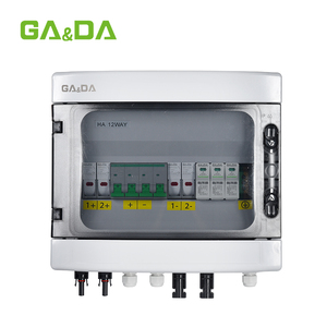 ABS guscio di plastica scatola combinatore solare 2 ingresso 1 uscita 1000V scatola stringa apparecchiature elettriche per sistemi solari di controllo industriale