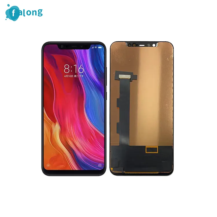 Xiaomi Mi 8 için LCD ekran LCD dokunmatik ekran 6.21 "Mi8 M1803E1A LCD ekran Digitizer dokunmatik parça düzeneği