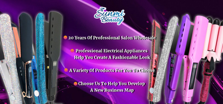 Hair Straightener OEM Factory Flatiron Fast Heating Wide Plate Straightener Parts Flat Iron