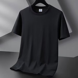 半袖Tシャツメンズ & レディース用夏新作香港スタイル流行のソリッドカラールーズプラスサイズカジュアルトップ