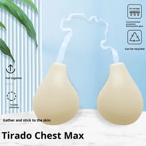 Hot-Bán Cross-Biên Giới Vô Hình Áo Ngực Cho Phụ Nữ Lớn Bust Non-Slip Ngực Dán Push-up Dây Đai Halter Cổ Thiết Kế - Product Image 5