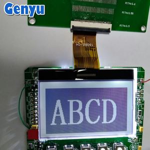 Pantalla LCD monocromática FSTN personalizada, módulo gráfico LCD transflectivo, 3,0 V, UC1601, 160x80