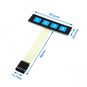 1*2 3 4 5 Tasten knopf Membran schalter 3*4 4 X5 Matrix Array Tastatur 1 X6 Tastatur mit LED-Bedienfeld Pad DIY Kit für Arduino