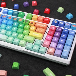 彩虹渐变XDA键帽机械键盘定制个性化键帽 - Product Image 2