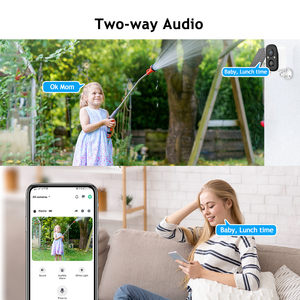 Vicohome-cámara de seguridad IP de 2MP, videocámara inteligente alimentada por batería para exteriores, inalámbrica, sensor PIR, detección humana, cctv - Product Image 4